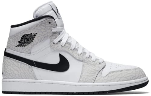 Jordan 1 Retro White Elephant Print