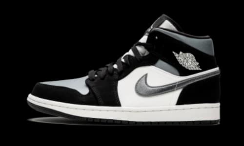 Jordan 1 Mid Satin Grey Toe