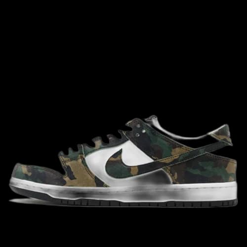 Nike SB Dunk Low Camo Legion Green