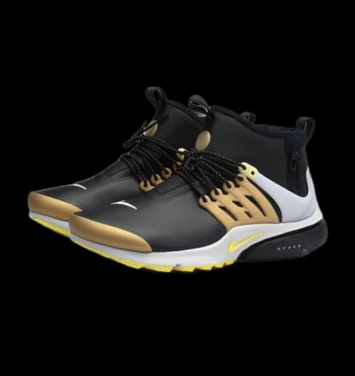 Nike Air Presto Mid Utility Black Yellow Streak