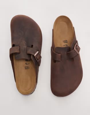 Birkenstock Boston Regular 'Oiled Leather Habana'
