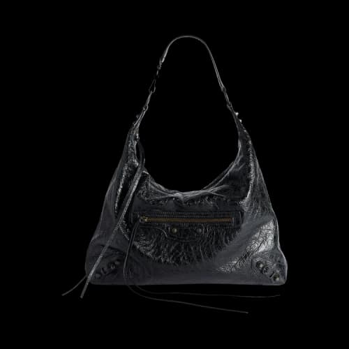 Balenciaga Le City Hobo Medium Bag Black