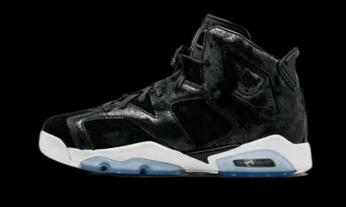 Jordan 6 Retro Heiress Black Suede (GS)