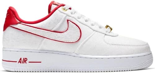 Nike Air Force 1 Low Lux White Red (Women's)