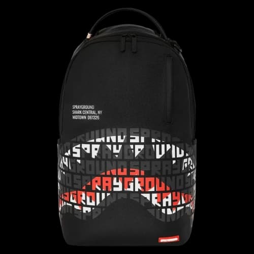 Sprayground Shark Central Sharkcode Backpack Multicolor