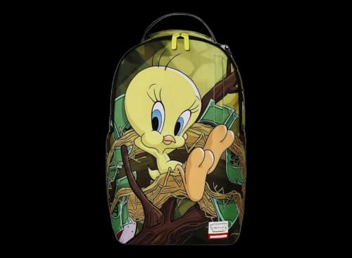 Sprayground Looney Tunes Tweety Cash Nest Backpack Green