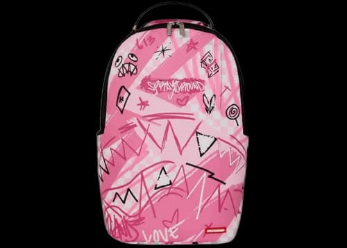 Sprayground Smoke Check DLXSV Backpack Pink