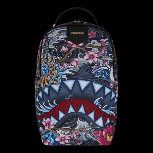 Sprayground Japanese Tattoo Shark Backpack Multicolor