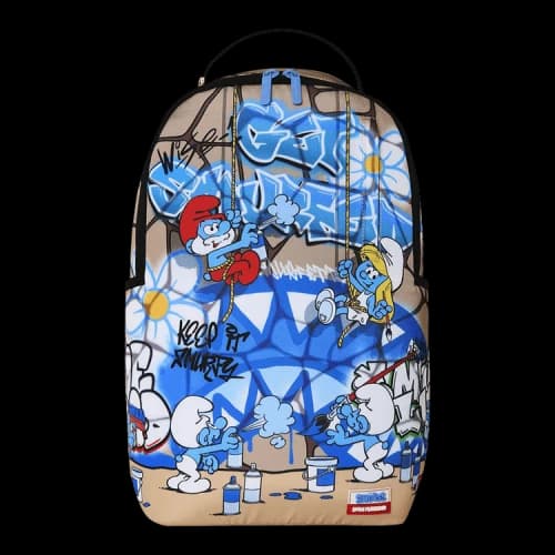 Sprayground Smurfs Art Party II Backpack Multicolor