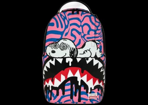Sprayground Peanuts Snoopy Backpack Pink/Blue