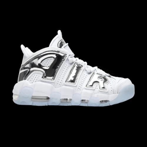 Nike Air More Uptempo Chrome White (Women's)