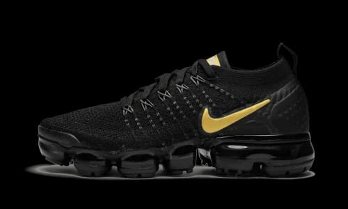Nike Air VaporMax 2 Black Metallic Gold (Women's)