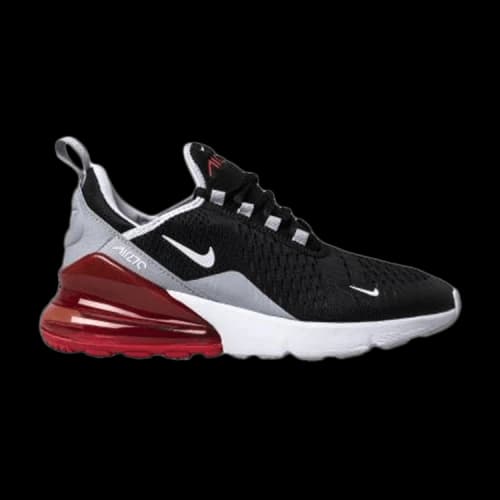 Nike Air Max 270 Black Ember Glow Wolf Grey (GS)
