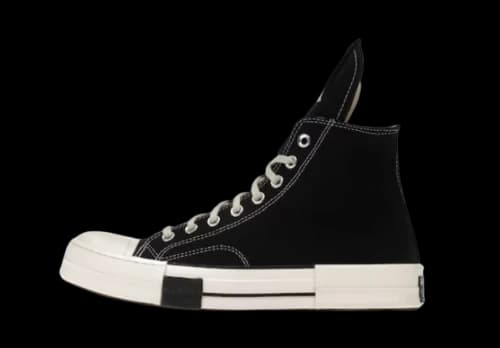 Converse DRKSTAR Hi Rick Owens DRKSHDW Black Egret