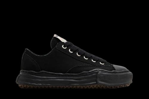 Maison Mihara Yasuhiro Peterson OG Sole Canvas Low 'Triple Black'