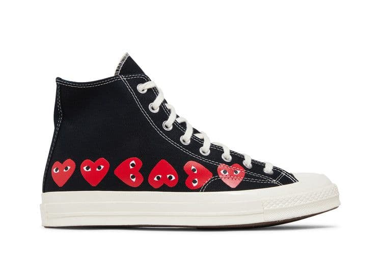 Converse Comme des Garçons PLAY x Chuck 70 High 'Multi Heart - Black'