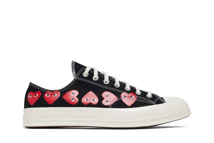 Converse Comme des Garçons PLAY x Chuck 70 Low 'Multi Heart - Black'