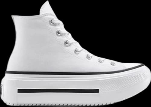 Converse Chuck Taylor All Star Lift Double Stack Hi White Black