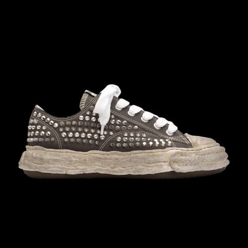 Maison Mihara Yasuhiro Peterson 23 OG Sole Studded Canvas Low Grey