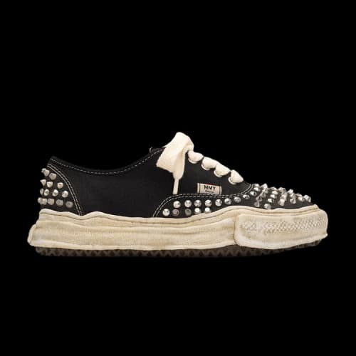 Maison Mihara Yasuhiro Baker OG Sole Studded Canvas Low Black