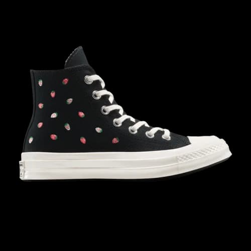 Chuck 70 High 'Embroidered Strawberries'
