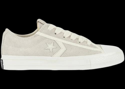 Converse Star Player 76 Low Suede Egret Vintage White