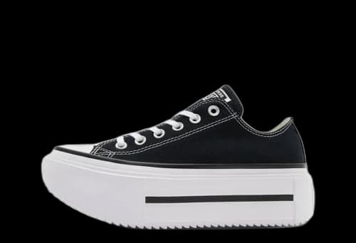 Converse Chuck Taylor All Star Lift Double Stack Low Black White