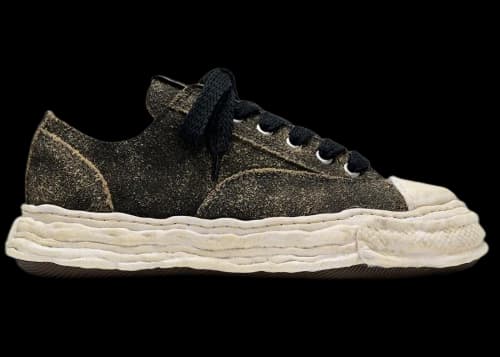 Maison Mihara Yasuhiro Peterson 23 OG Sole Vintage Suede Low Black White