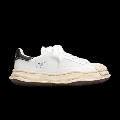 Maison Mihara Yasuhiro Blakey OG Film Attached Canvas Low White