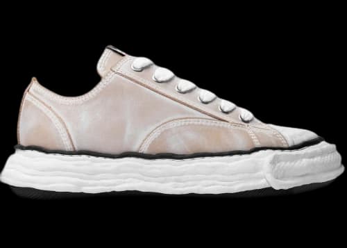 Maison Mihara Yasuhiro Peterson 23 OG Sole Vintage Leather Low White