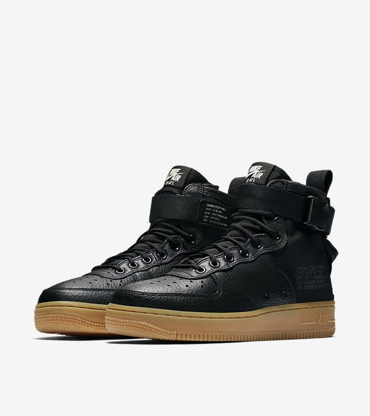 Nike SF Air Force 1 Mid Black Gum (Women's)