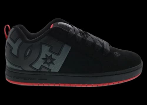 DC Court Graffik SQ Black Grey Red