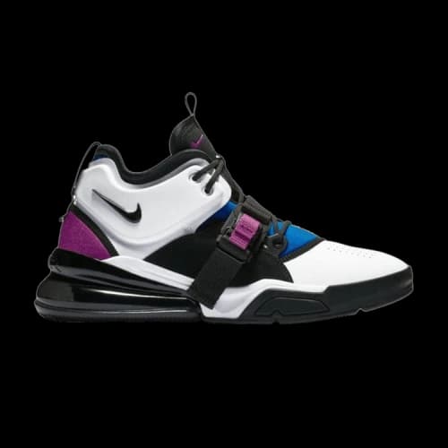 Nike Air Force 270 White Black Lyon Blue