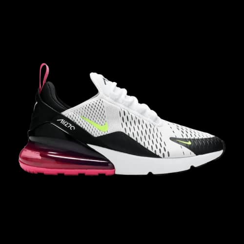 Nike Air Max 270 White Black Fuchsia Volt