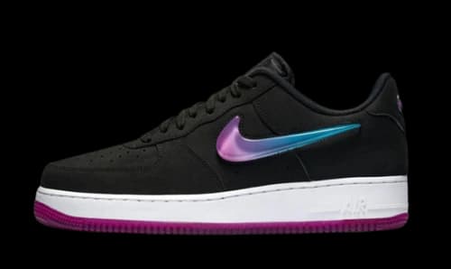 Nike Air Force 1 Low Sport NBA Black Blue Gale Laser Fuchsia
