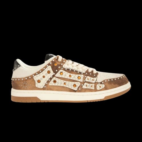 AMIRI Skel Top Low Stud Dark Brown