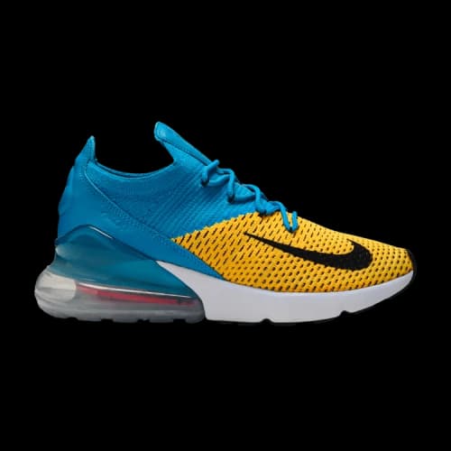 Nike Air Max 270 Flyknit Laser Orange Blue Orbit