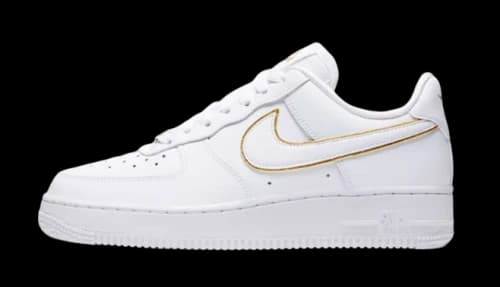 Nike Air Force 1 Low White Gold Swoosh (Women's)