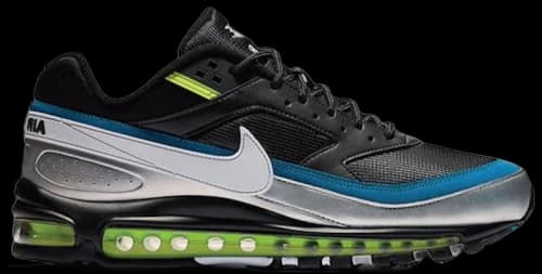 Nike Air Max 97 BW Black White Metallic Silver