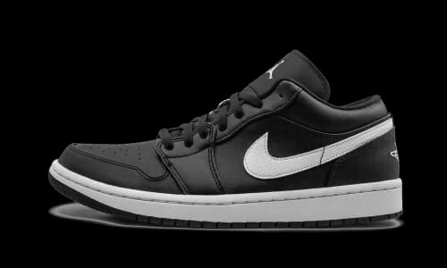 Jordan 1 Low Black White (Women's)
