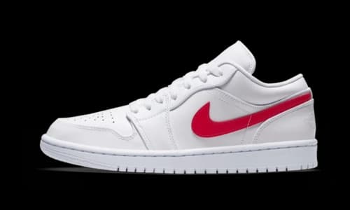 Jordan 1 Low White University Red (Women's)