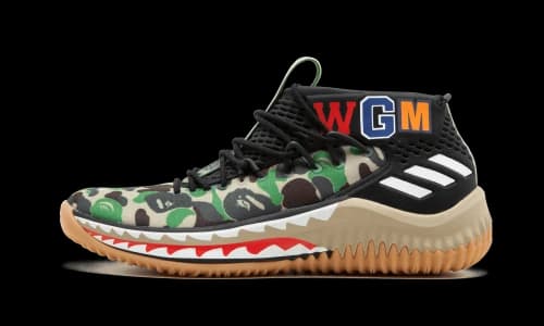 adidas Dame 4 A Bathing Ape Camo