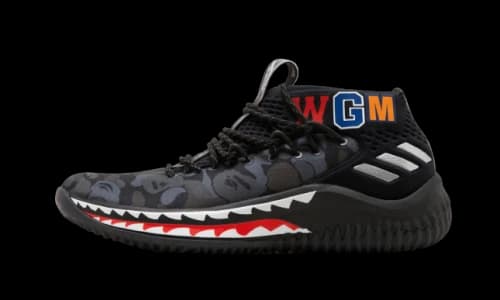 adidas Dame 4 A Bathing Ape Black