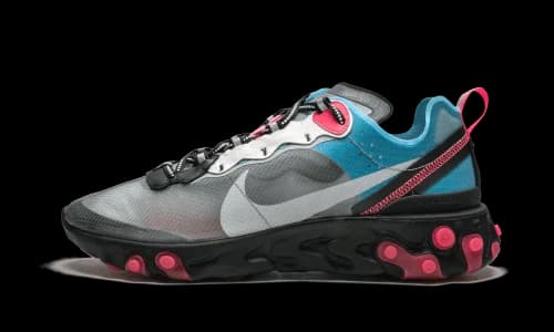 Nike React Element 87 Blue Chill Solar Red
