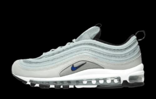 Nike Air Max 97 Metallic Silver Racer Blue