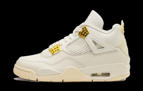 Jordan 4 Retro Metallic Gold (Women's)