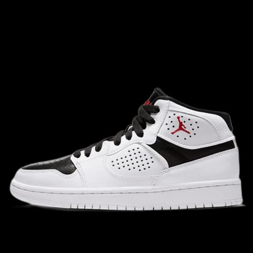 Jordan Access White Black University Red