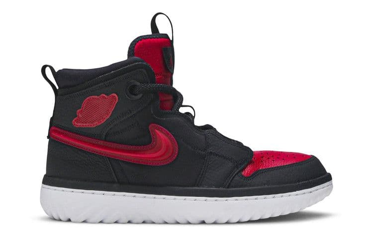 Jordan 1 High React Black Noble Red