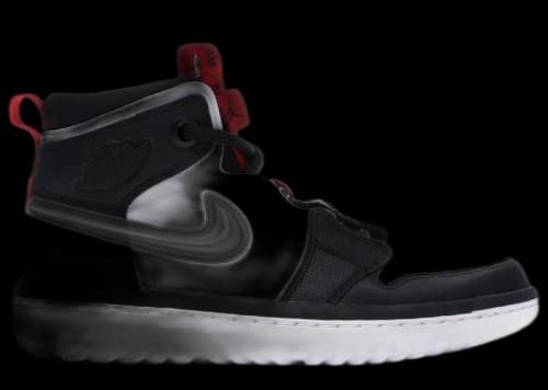 Jordan 1 High React Black White Gym Red