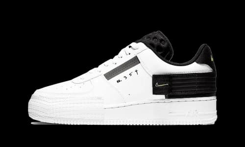Nike Air Force 1 Type White Black Volt